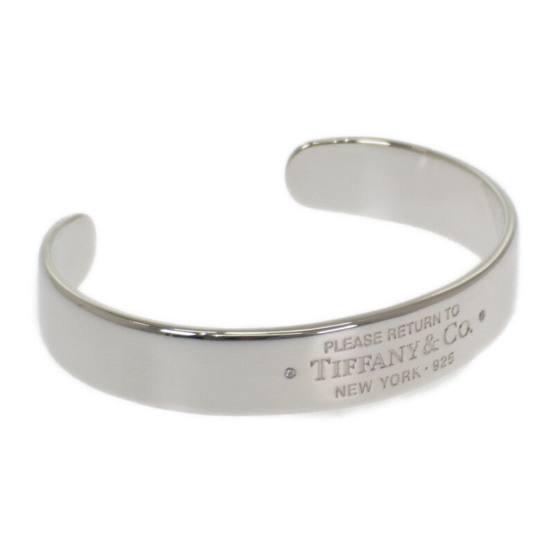 ティファニー TIFFANY&Co. ナローカフ 68174899 バングル シルバー925 ダイヤモンド レディース【中古】【Aランク】