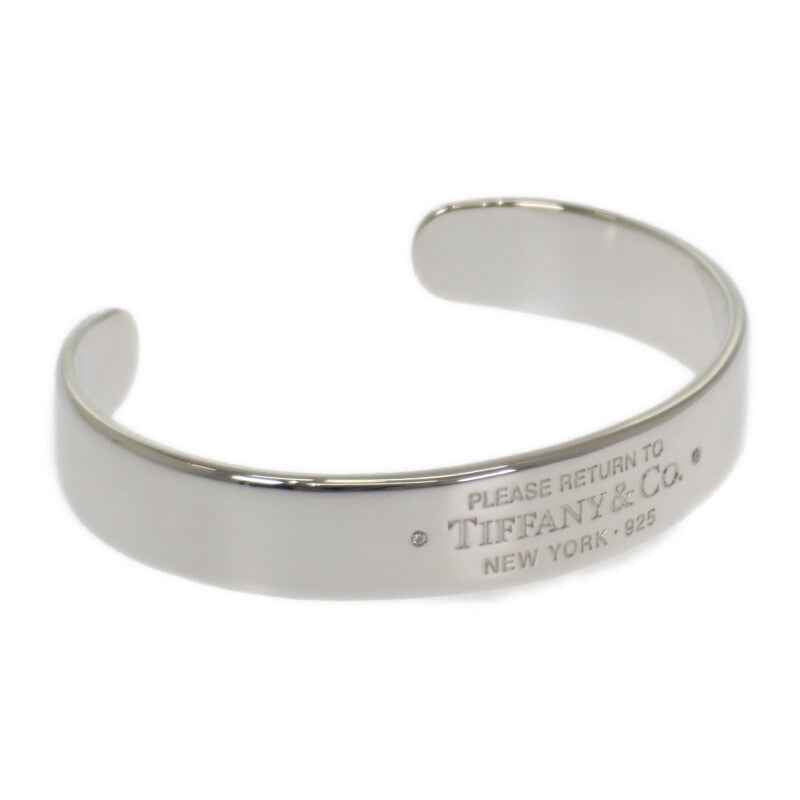 ティファニー TIFFANY&Co. ナローカフ 68174899 バングル シルバー925 ダイヤモンド レディース【中古】【Aランク】