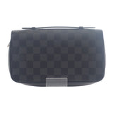 ルイヴィトン LOUIS VUITTON ジッピーXL セカンドバッグ N41503 長財布 ダミエグラフィットキャンバス ブラック シルバー金具 メンズ【中古】【ABランク】
