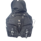 プラダ PRADA バックパック 1BZ811_V44_F0002 リュック・デイパック ナイロン ブラック シルバー金具 レディース【中古】【Aランク】