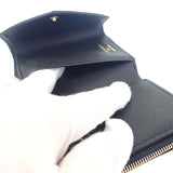 ルイヴィトン LOUIS VUITTON ポルトフォイユ ヴィクトリーヌ M64060 三つ折り財布 モノグラムアンプラント ノワール レディース メンズ【中古】【Sランク】