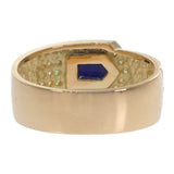 AKコレクション 池田啓子 金澤郁乃 19号 リング K18イエローゴールド ラピスラズリ ダイヤモンド メンズ レディース【中古】【Aランク】