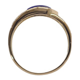 AKコレクション 池田啓子 金澤郁乃 19号 リング K18イエローゴールド ラピスラズリ ダイヤモンド メンズ レディース【中古】【Aランク】