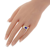 AKコレクション 池田啓子 金澤郁乃 19号 リング K18イエローゴールド ラピスラズリ ダイヤモンド メンズ レディース【中古】【Aランク】