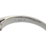 ミキモト MIKIMOTO 翡翠リング Jade 13号 リング Pt950プラチナ シルバー グリーン 翡翠 ダイヤモンド レディース【中古】【Aランク】