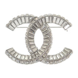 シャネル CHANEL ココマーク AB63085 Y02003 Z3502 ブローチ メタル クリスタル シルバー レディース【中古】【Aランク】
