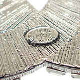 シャネル CHANEL ココマーク AB63085 Y02003 Z3502 ブローチ メタル クリスタル シルバー レディース【中古】【Aランク】