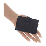 エルメス HERMES ベアン W刻印 カードケース ヴォーエプソン ソーブラック ブラック金具 レディース メンズ【中古】【Aランク】