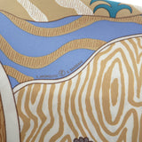 エルメス HERMES カレ90 Le Premier Chant スカーフ シルク イエロー レディース【中古】【Sランク】