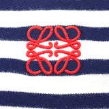 ロエベ LOEWE アナグラム ボーダー L S359Y23X89 タンクトップ ポリウレタン レーヨン ネイビー レディース【中古】【Aランク】