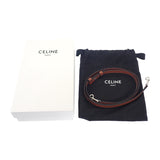 セリーヌ CELINE トリオンフ ホリゾンタル ポーチ 10L272DM5.04LE ショルダーバッグ キャンバス レザー タン エクリュ レディース【中古】【Aランク】