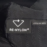 プラダ PRADA Re-Nylon 1NS369 ポーチ ナイロン ブラック シルバー金具 レディース【中古】【Aランク】