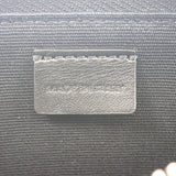 セリーヌ CELINE トリオンフ ホリゾンタル ポーチ 10L272EV5.36SB ショルダーバッグ キャンバス レザー ブラック レディース【中古】【ABランク】