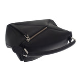 ロエベ LOEWE パズル スモール A510S21XA9_0079 ショルダーバッグ カーフ ブラック シルバー金具 レディース【中古】【Aランク】