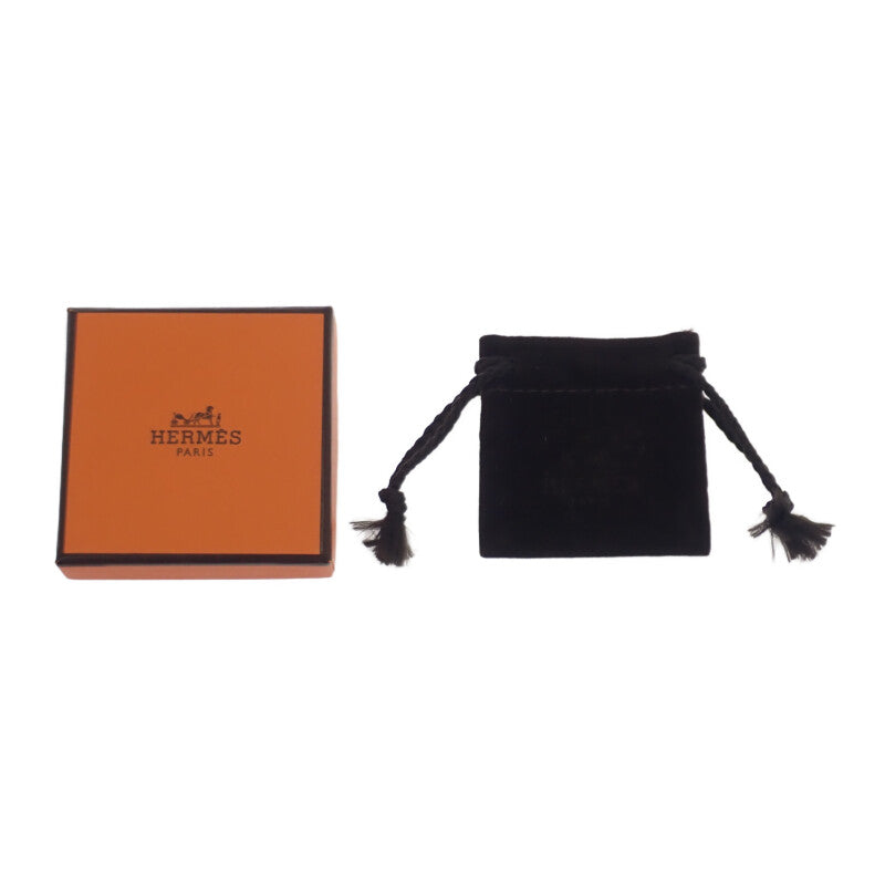 エルメス HERMES ミニポップH ピアス メタル ブルー ゴールド金具 レディース【中古】【Aランク】
