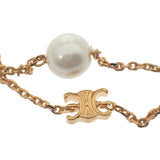 セリーヌ CELINE パール 461HA6PRB.01GI ブレスレット メタル ゴールド アイボリー レディース【中古】【Aランク】