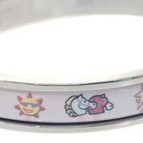 エルメス HERMES ミニ・クリック・シェーヌダンクル H204411FPJ2PM バングル メタル エナメル ピンク レディース【中古】【SAランク】