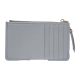 ミュウミュウ MIUMIU マテラッセ コインケース 5MB06M_2FPP_F0164 カードケース ラムスキン パールグレー ゴールド金具 レディース【中古】【Aランク】