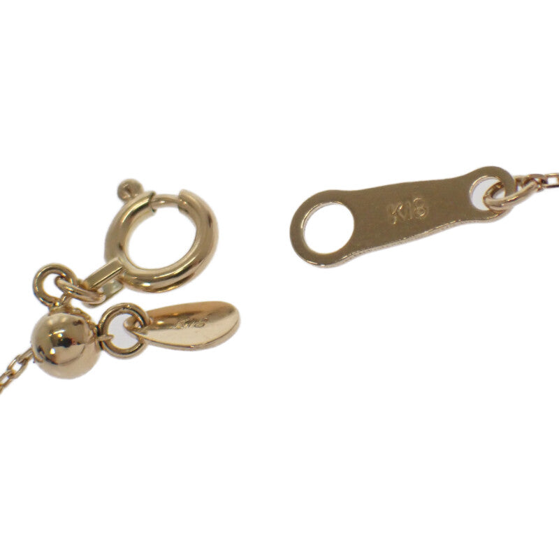 ヴァンドーム VANDOME フラワーモチーフ AGVN653343RU ネックレス K18イエローゴールド ルビー ダイヤモンド レディース【中古】【Aランク】