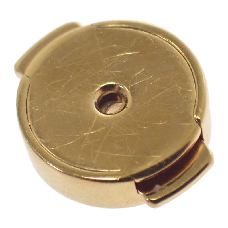 エルメス HERMES ポップH アッシュ ピアス メタル ブルー ゴールド金具 レディース【中古】【ABランク】