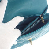 【商談中/対象者以外注文不可】シャネル CHANEL ココハンドル XS A92990 2WAYバッグ ハンドバッグ キャビアスキン グリーン レディース【中古】【ABランク】