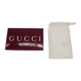 グッチ GUCCI ロゴ ジップ 835073AAE1W1000 カードケース カーフスキン ブラック シルバー金具 メンズ【中古】【Aランク】