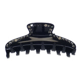 シャネル CHANEL CCスタッズ クリップ ヘアバンス ヘアアクセサリー プラスチック ブラック レディース【中古】【ABランク】