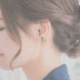 エルメス HERMES カージュドアッシュ Hキューブ ピアス メタル ホワイト ピンクゴールド レディース【中古】【Aランク】