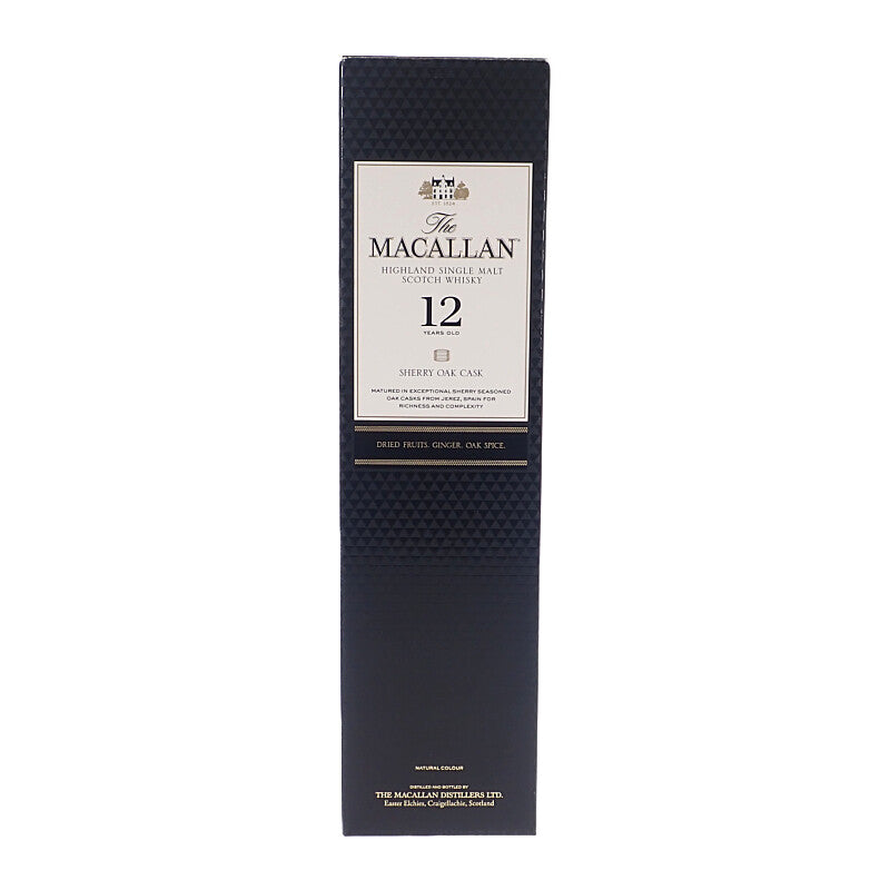 MACALLAN 麥卡倫 12年 雪莉橡木桶 酒精 40% 700ml 附雷射標籤 威士忌 男士 女士【中古】【S級】