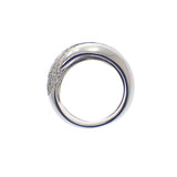 デザインジュエリー 13号 リング K18ホワイトゴールド ダイヤモンド レディース メンズ ユニセックス【中古】【Aランク】