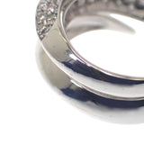 デザインジュエリー 13号 リング K18ホワイトゴールド ダイヤモンド レディース メンズ ユニセックス【中古】【Aランク】