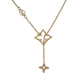 ルイヴィトン LOUIS VUITTON LV フラワーグラム M01234 ネックレス GP ゴールド レディース【中古】【Aランク】