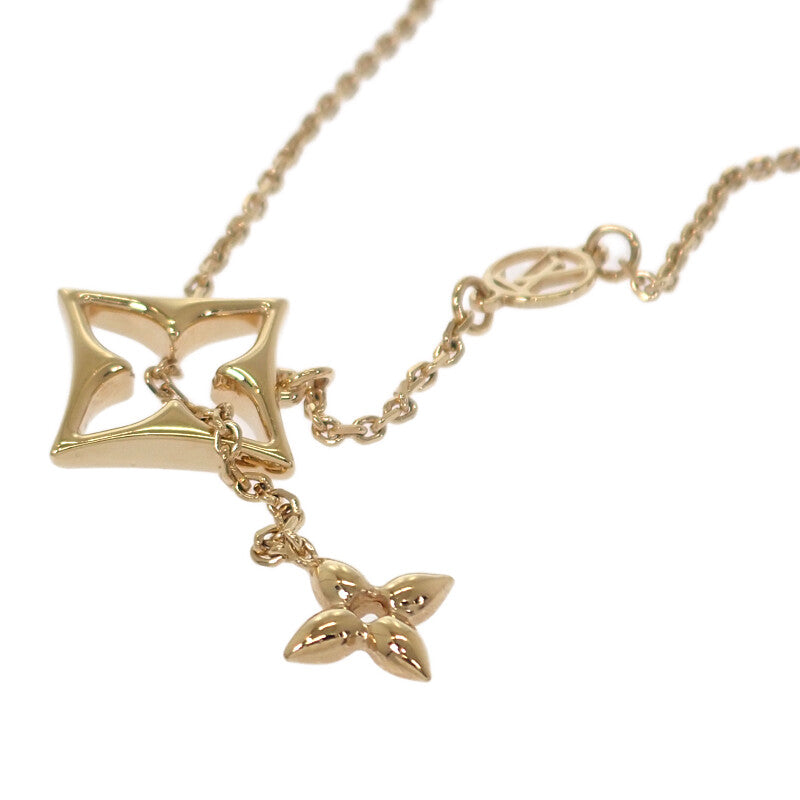ルイヴィトン LOUIS VUITTON LV フラワーグラム M01234 ネックレス GP ゴールド レディース【中古】【Aランク】