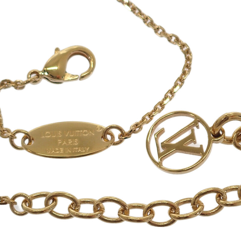 ルイヴィトン LOUIS VUITTON LV フラワーグラム M01234 ネックレス GP ゴールド レディース【中古】【Aランク】