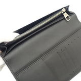 ルイヴィトン LOUIS VUITTON ポルトフォイユ・ブラザ NM M83190 長財布 カーフ ブラック シルバー シルバー金具 メンズ【中古】【ABランク】
