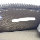 エルメス HERMES ベアン コンビ ネヴェルソ K刻印 三つ折り財布 ヴォーエプソン エタン エトゥープ シルバー金具 レディース【中古】【Aランク】