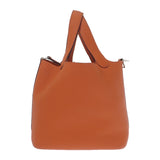 エルメス HERMES ピコタンロックPM ハンドバッグ トリヨンクレマンス オレンジミニアン シルバー金具 レディース【中古】【Aランク】