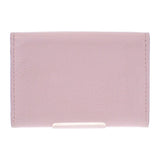 ルイヴィトン LOUIS VUITTON ポルトフォイユ・ロックミニ M80088 三つ折り財布 カーフ ライトピンク ゴールド金具 レディース【中古】【ABランク】