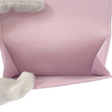 ルイヴィトン LOUIS VUITTON ポルトフォイユ・ロックミニ M80088 三つ折り財布 カーフ ライトピンク ゴールド金具 レディース【中古】【ABランク】