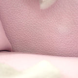 ルイヴィトン LOUIS VUITTON ポルトフォイユ・ロックミニ M80088 三つ折り財布 カーフ ライトピンク ゴールド金具 レディース【中古】【ABランク】