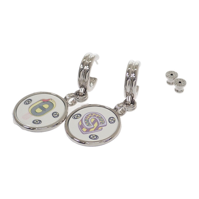 エルメス HERMES ファニー・アイスクリーム H454411FPJ2 ピアス メタル エナメル ジャスミン レディース【中古】【Aランク】