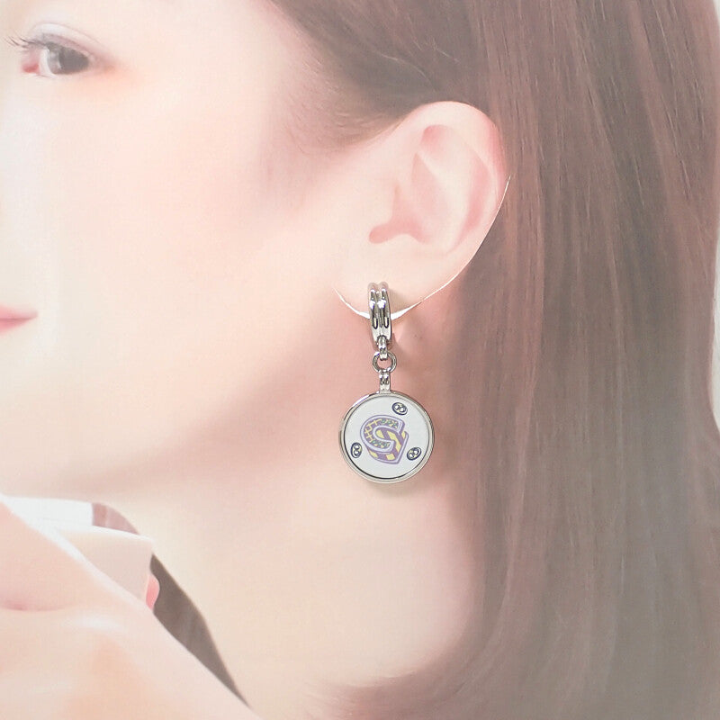 エルメス HERMES ファニー・アイスクリーム H454411FPJ2 ピアス メタル エナメル ジャスミン レディース【中古】【Aランク】