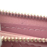 ディオール Dior レディ ディオールコスモス ジップカードホルダー S0965ONMJ_M77P カードケース ラムスキン ピンク ゴールド金具 レディース【中古】【ABランク】