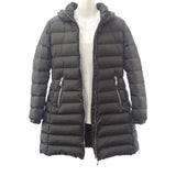モンクレール MONCLER OROPHIN ロング 3 C20934985305_54155 ダウンジャケット ナイロン ラムスキン カーキ レディース【中古】【ABランク】