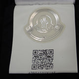 モンクレール MONCLER OROPHIN ロング 3 C20934985305_54155 ダウンジャケット ナイロン ラムスキン カーキ レディース【中古】【ABランク】