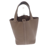 エルメス HERMES ピコタンロックMM ハンドバッグ トリヨンクレマンス エトゥープ シルバー金具 レディース【中古】【SAランク】