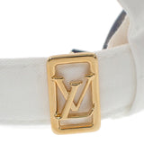 ルイヴィトン LOUIS VUITTON キャップ・マイLVパリ M M7592M キャップ コットン ホワイト ピンク ゴールド金具 レディース メンズ【中古】【Aランク】