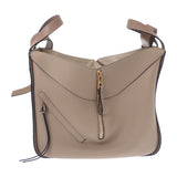 ロエベ LOEWE ハンモックバッグ スモール A538S35X51 2WAYバッグ ハンドバッグ ショルダーバッグ ソフトグレインカーフ サンド ゴールド金具 レディース【中古】【Aランク】