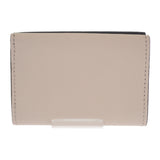 ルイヴィトン LOUIS VUITTON ポルトフォイユ・ロックミニ M80984 三つ折り財布 グレインカーフレザー ノワール クレーム ピンク ゴールド金具 レディース【中古】【Aランク】