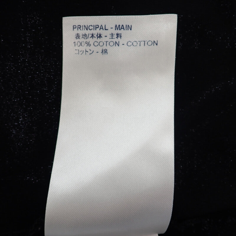 ルイヴィトン LOUIS VUITTON アップサイドダウン XL 半袖Tシャツ コットン ブラック ホワイト メンズ【中古】【ABランク】